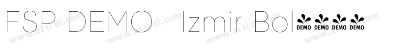 FSP DEMO   Izmir Bol字体转换